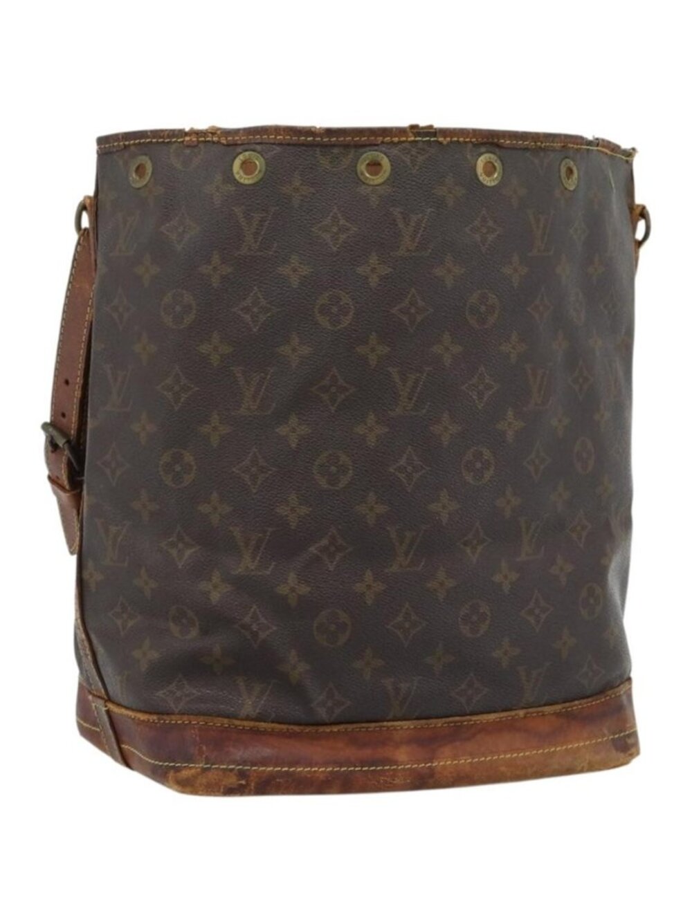 Authentic LOUIS VUITTON Monogram Noe Shoulder Bag M42224 LV